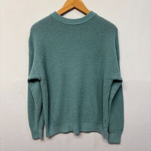 Aritzia Wilfred Free Women Wool Blend Waffle Knit Sweater Size Small C052 -29